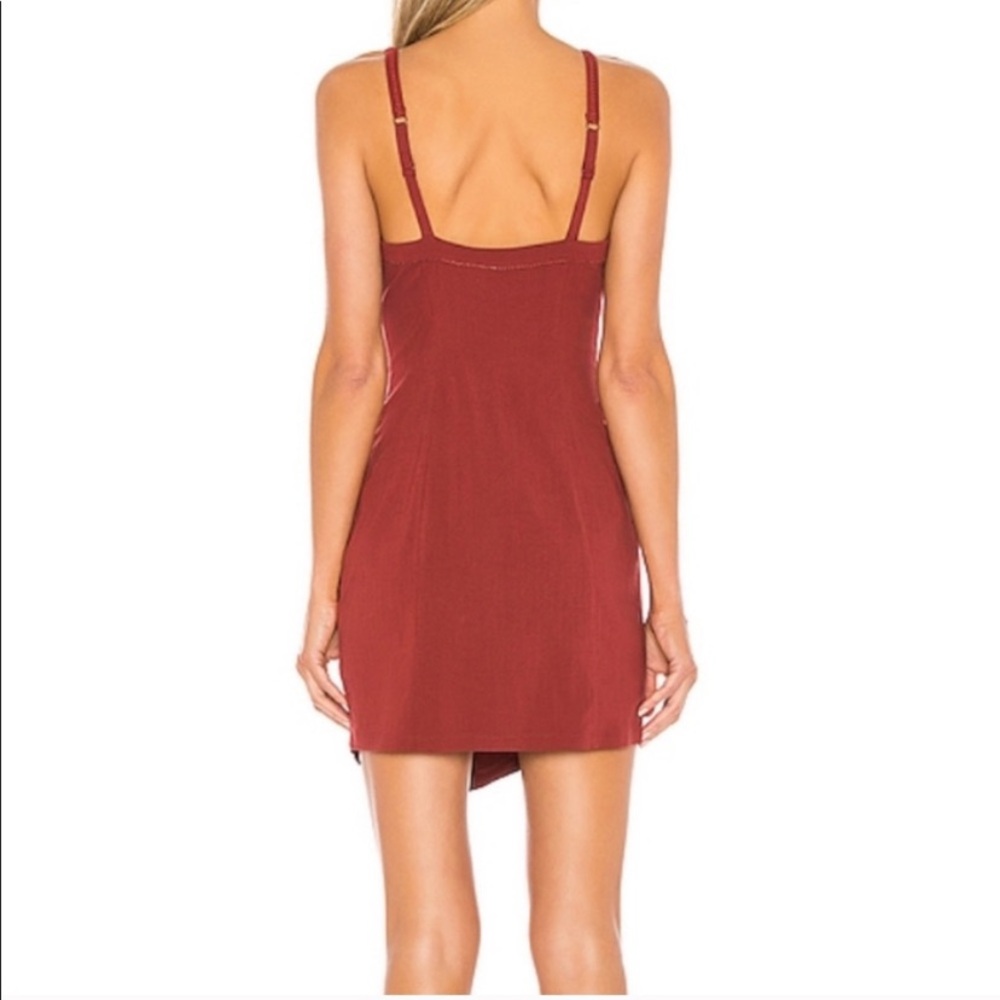 Free People Monroe Mini Dress in Rust - Picture 2 of 10